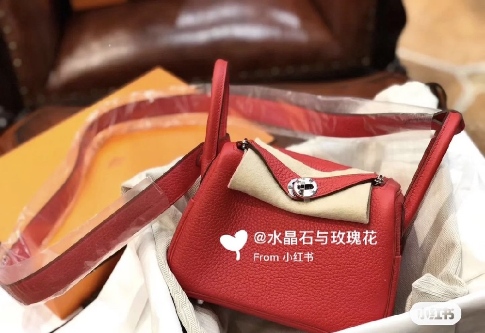 现货[爱心]mini Lindy S3 心红 Rouge coeur 银扣