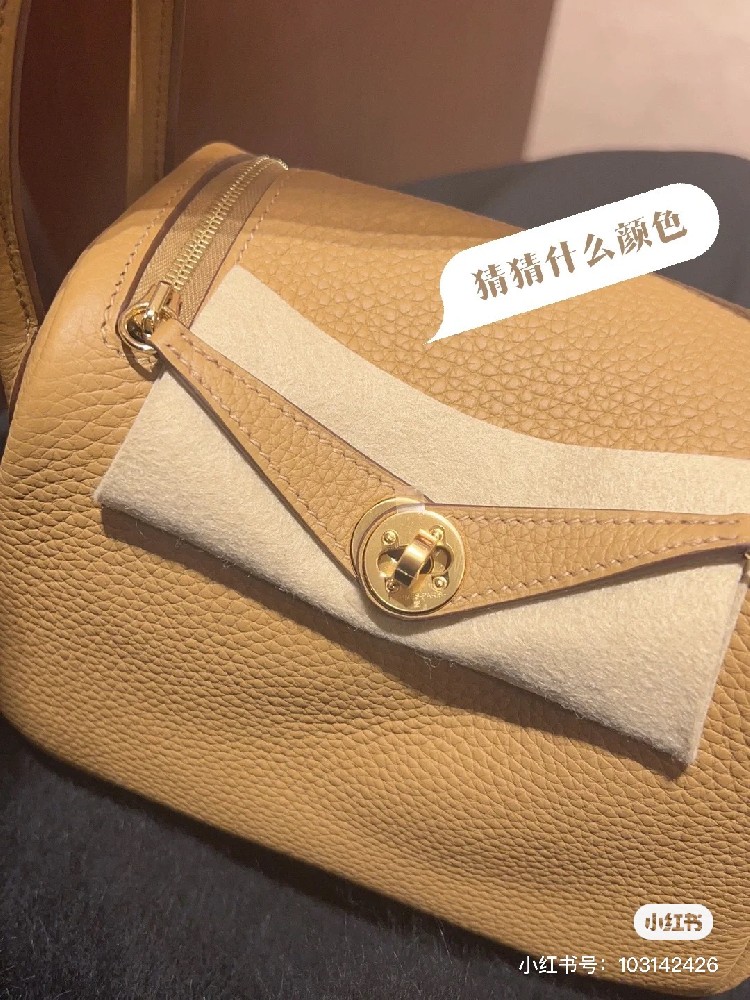 现货[爱心]mini Lindy Biscuit 4B饼干色 金扣